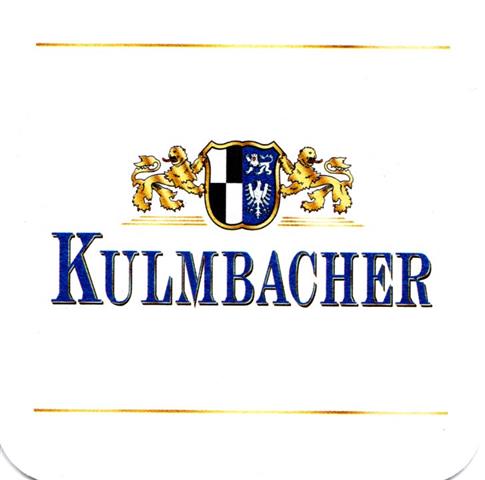 kulmbach ku-by kulmbacher haupt 1-10a (quad185-o & u einfache goldgelbe linie) 